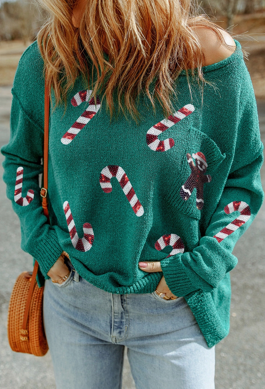 The Candy Cane Sweater