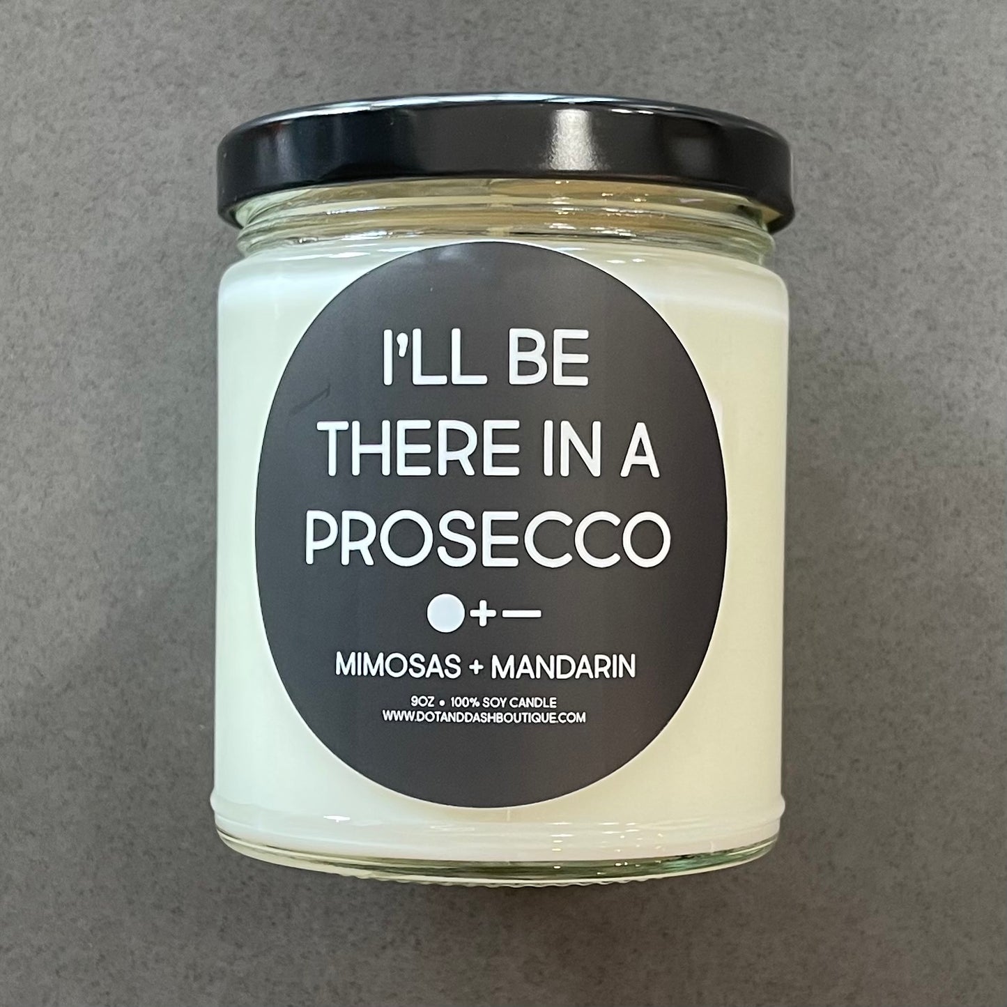 The In A Prosecco Candle