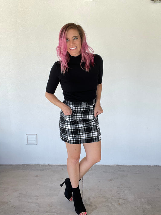 The Trendy Plaid Skirt