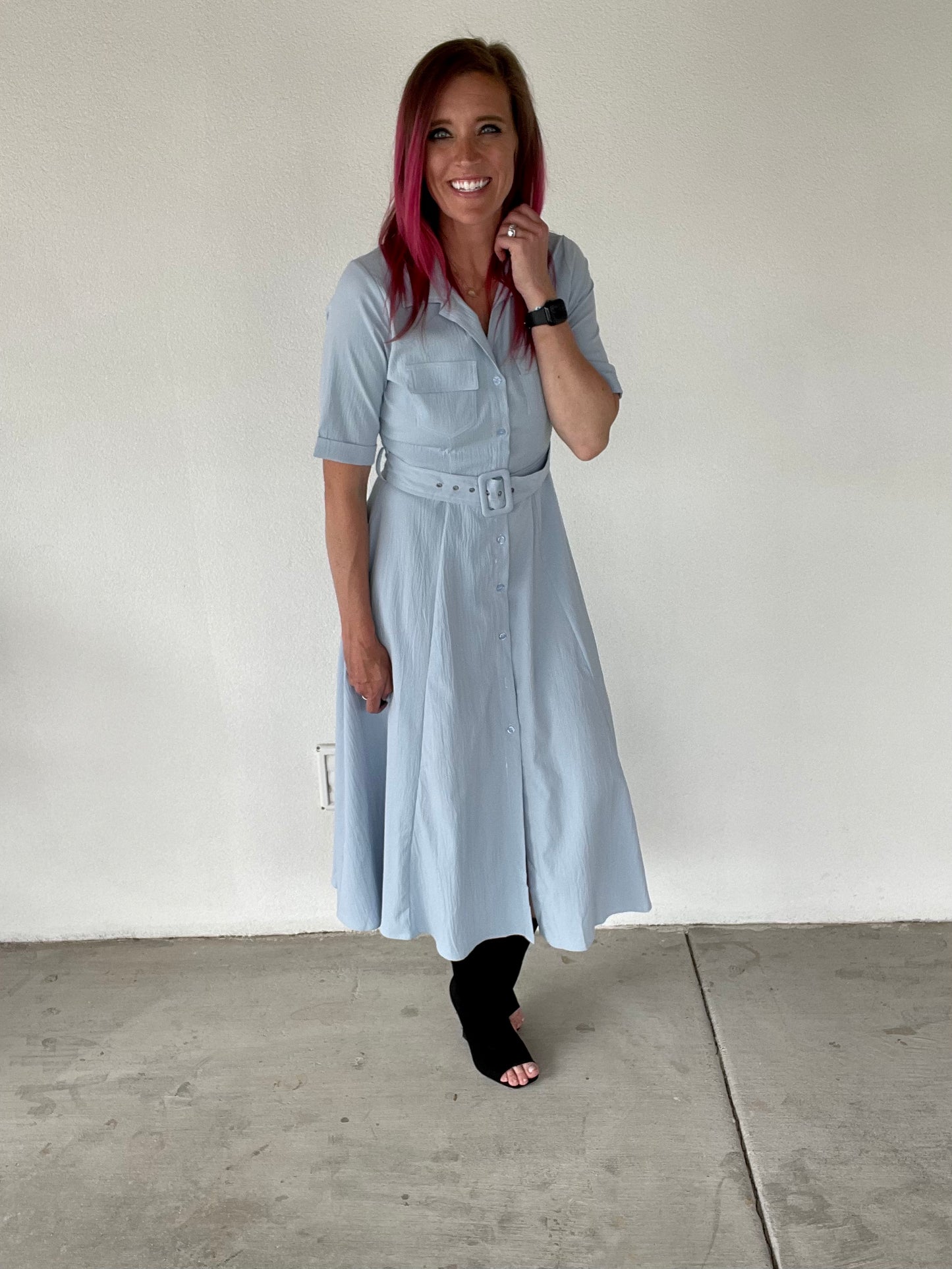The Believe In Me Shirt Dress
