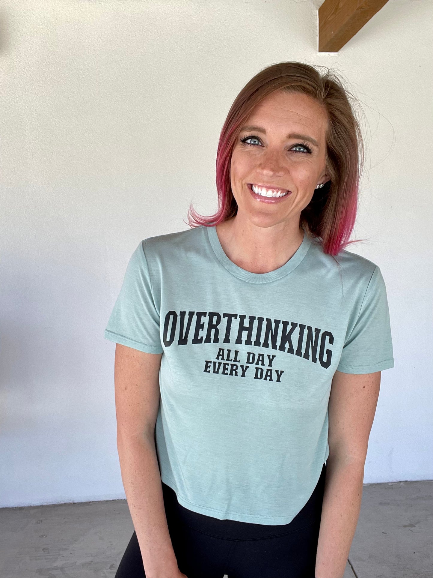 The Overthinking Cropped Tee