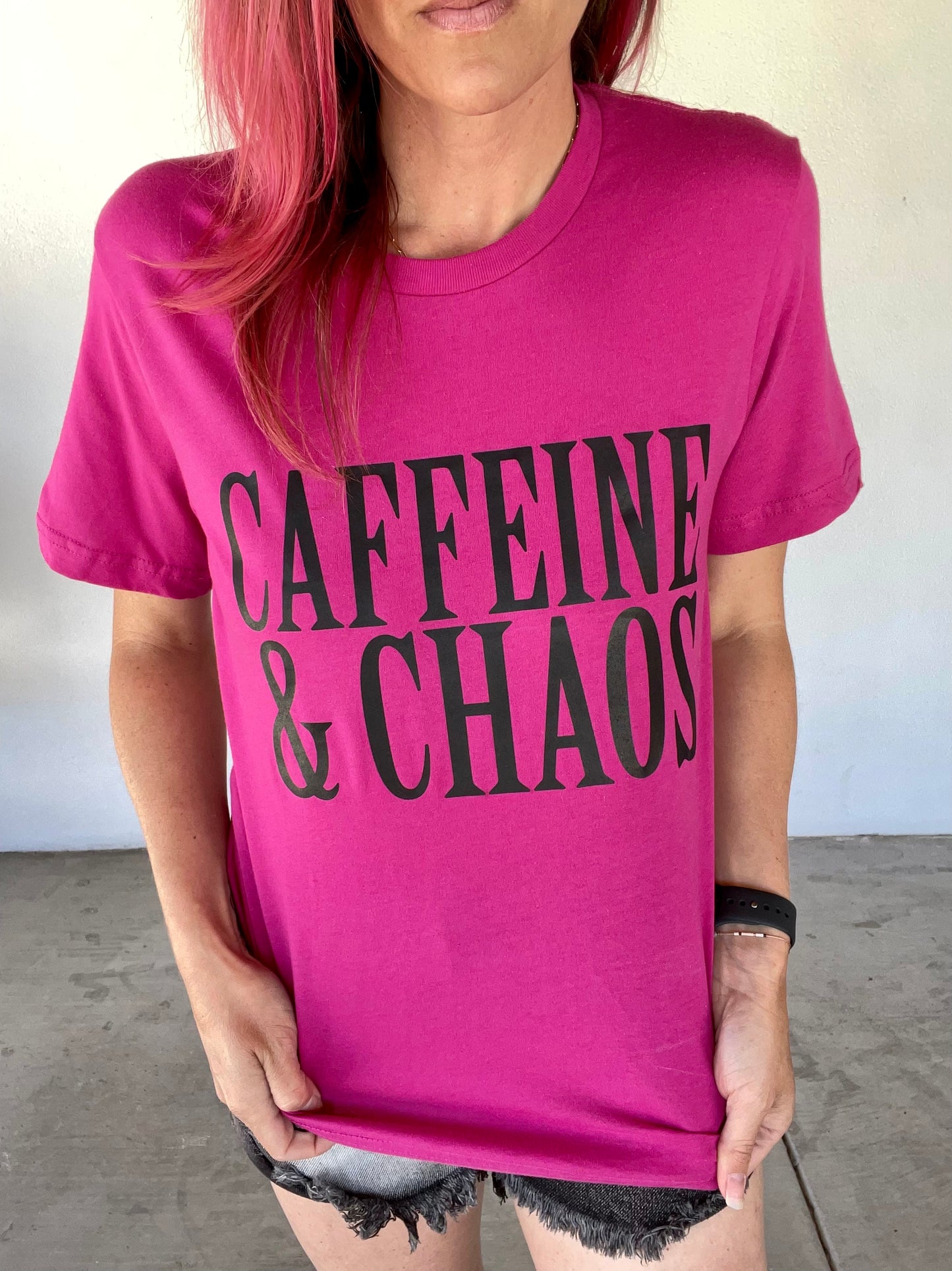 The Caffeine & Chaos Tee