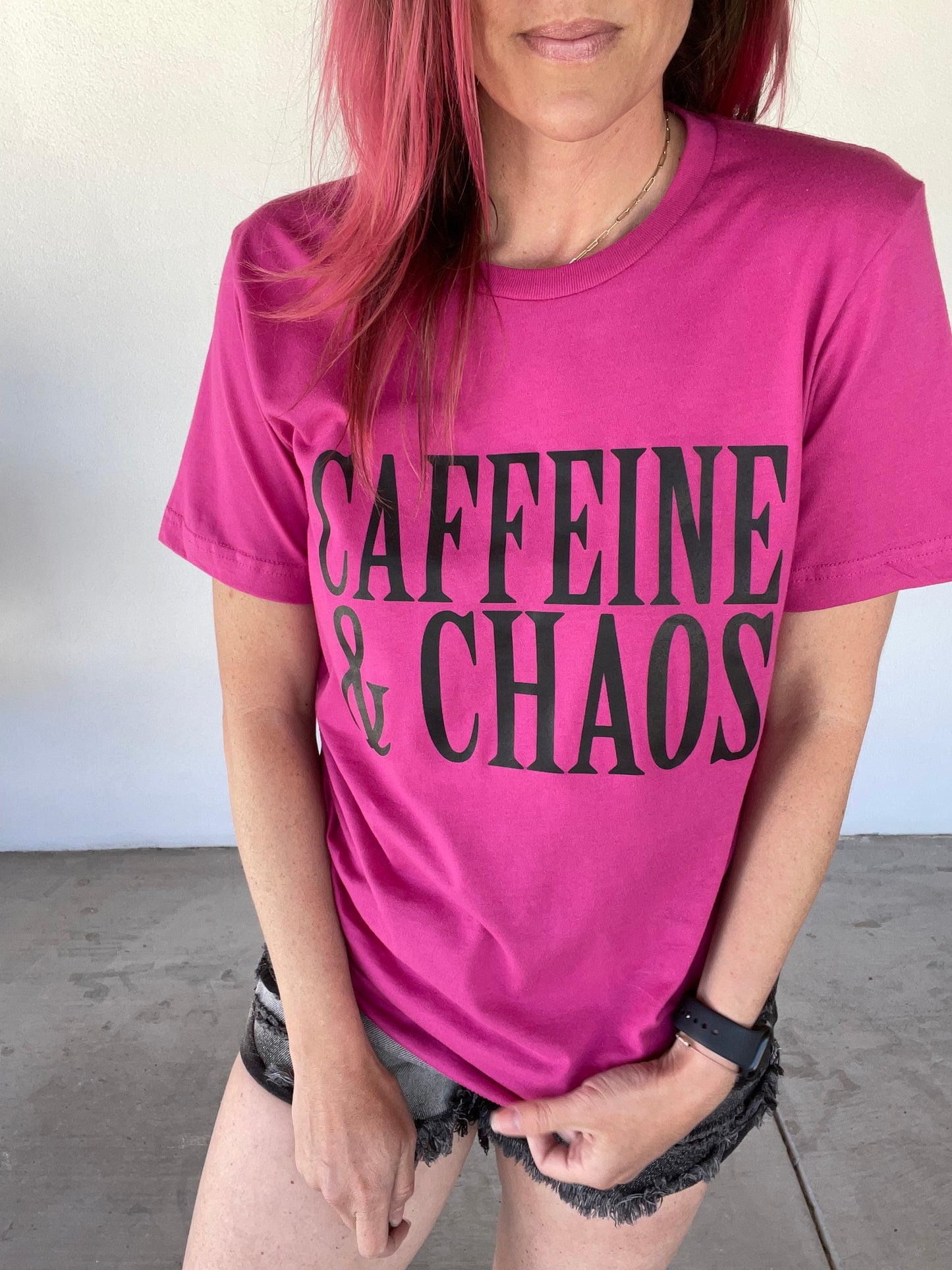 The Caffeine & Chaos Tee